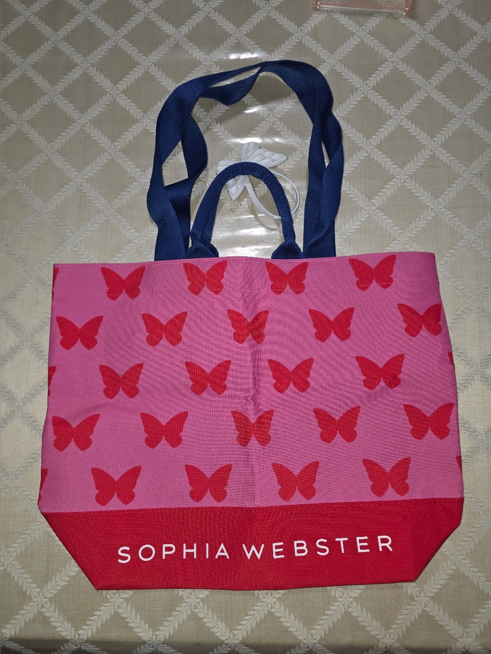 Sophia Webster x Waitrose Polka Butterfly Tote Bag - Picture 6 of 7